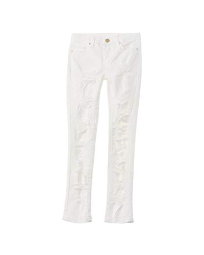 [blanknyc] big girl's destructed skinny pants, white lines, 14…