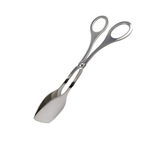 Cabilock Pince À Salade En Acier Inoxydable 18.5 Cm Pratique Et Ergonomique Pince De Cuisine Anti-Brûlure Pour Servir Salades Grillades Pâtisseries Buffet Et Usage Quotidien