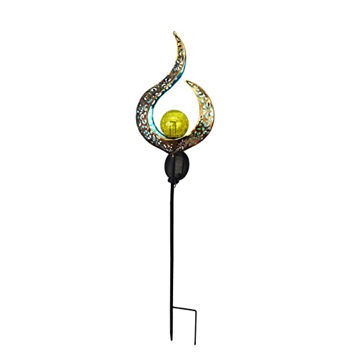 Lampe solaire étanche bleue haute résistance pour décoration extérieure