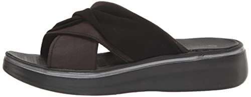 Bzees Women's Take A Bow Slide Sandal, Black, 7.5 #TOP7