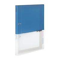 Kokuyo Campus Schnellhefter A4, 2 Löcher, bis zu 100 Blatt, blau, Japan Import (RU-PP158B)