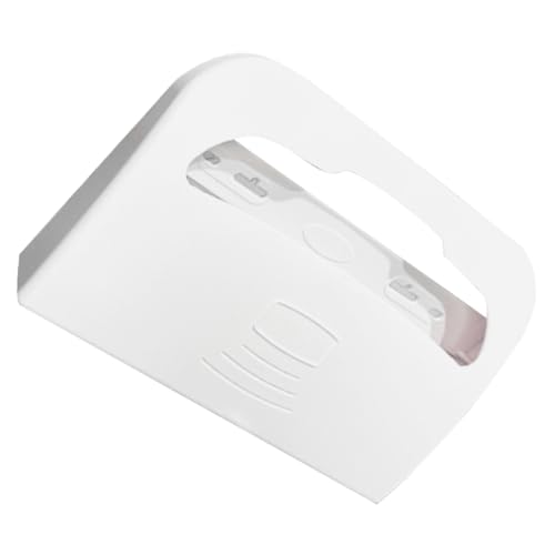 LABRIMP Toilet Seat Cover Dispenser Toilet Seat Cover Organizer Toilet Seat Cover Paper Holder White Abs Toilet Seat Holder