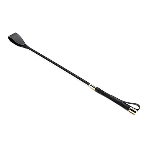 Fuwok Leather Riding Crop and Whip 45cm Cover