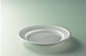 50 piatto rotondo bianca molto rigida 22 cm