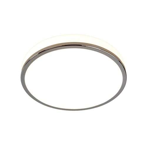 Lindby LED Deckenlampe Lyss (spritzwassergeschützt (Modern) in Weiß aus Glas (1 flammig,) - Bad Deckenleuchte Lampe Badezimmerleuchte