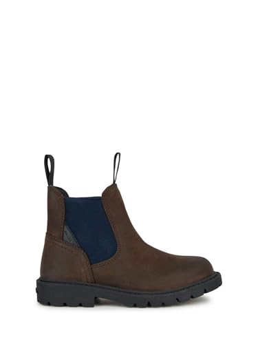 Geox J Shaylax Boy bottines bateau garçon marron bleu marine chaussures automne 33