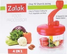FRESH RISE Plastic Quick & Easy 4 in 1 Multi Utility Food Processor