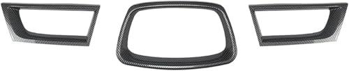 Parrilla delantera del coche efecto fibra de carbono para Subaru Impreza WRX STI 06-07 3