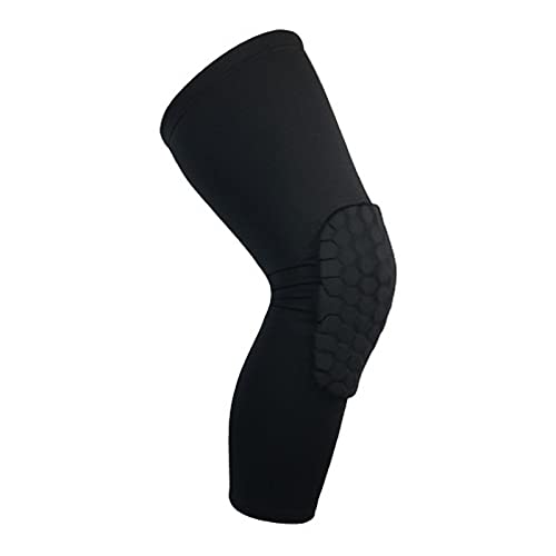 Ginocchiere da basket Protector Manicotto compressione nido d'ape Schiuma Ginocchiera Fitness Pallavolo Supporto