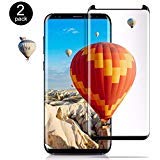 Samsung Galaxy S9 Screen Protector, 3D Curved High Transparency Tempered Glass - [Anti-Fingerprint ][9H Hardness][Anti-Scratch][Case Friendly], Easy to Installation Galaxy S9 (2-Pack) (AD32)
