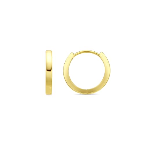LUXENTER Pendientes Erespa acabado oro amarillo 18k