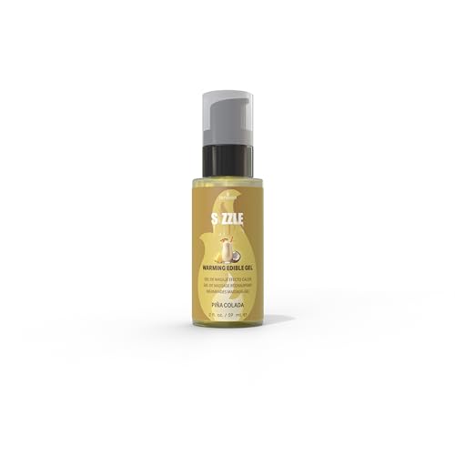 Sizzle Lips Edible Warming Gel (Pina Colada, 2 fl.oz)