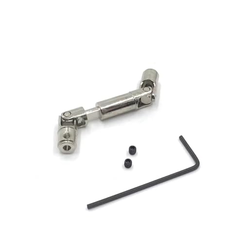 RC修理部品 For WPL D12 C14 C24 C34 B14 B16 B26 For HengLong For FeiYu For JJRC For MN メタルドライブシャフト RCカーアップグレードパーツ(Silver)
