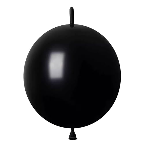 Ballons à maillons noirs 25,4 cm IN-JOOYAA pour arches de fête lot de 100