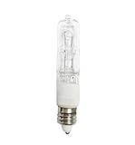 Anyray A1795Y 100 Watt JD E11 100W Mini-Candelabra T4 Halogen Light Bulb, CLEAR