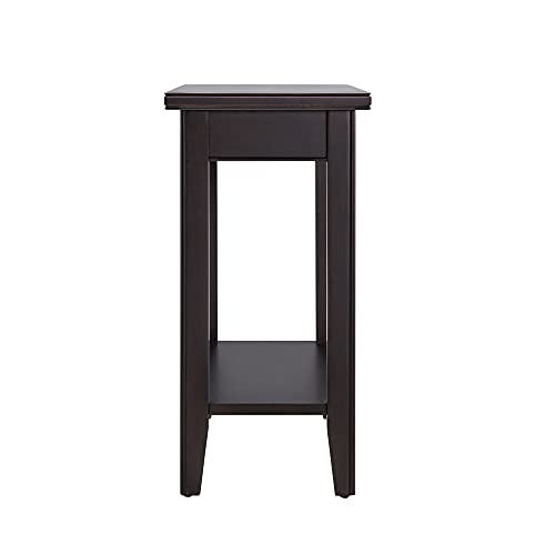 Image of Leick Home Laurent End Table, 12 inch, Black