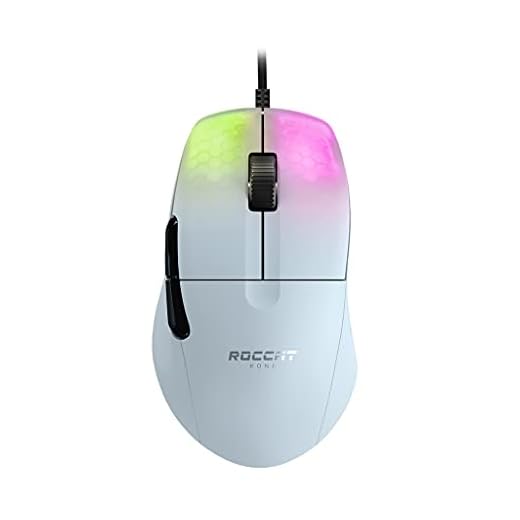 Roccat Kone Pro - Ratón de Juego ergonómico, Blanco