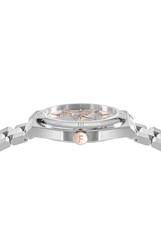 Ferragamo Vega Upper East Collection Luxury Mens Watch Timepieces with a Silver Bracelet and Dial Featuring a Stainless Steel Case2