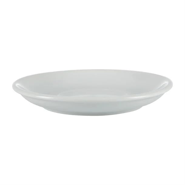 Olympia Athena Untertassen 145 mm/5,75 Zoll (24 Stück), weißes Porzellan, passend für Tassen CC201, GG870 und CC200, Catering-Ausrüstung… – Ansicht 5