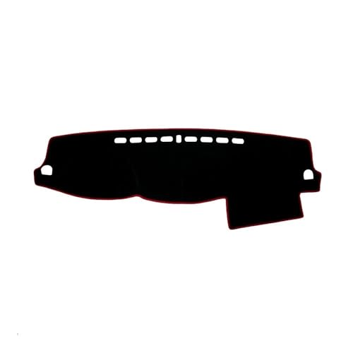 Tapis de tableau de bord rouge pour Mitsubishi Pajero Montero 2007-2017