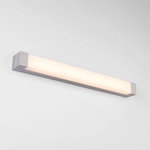 Lámpara de espejo moderna con luz frontal LED for tocador de baño, aplique de pared de metal de 14 W, accesorio de iluminación minimalista,para decoración del hogar