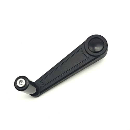 Image of 4 inch Nylon Crank Handle Drill Press Revolving Handle with Round or Square Installation Hole Smooth 360 Degree Operation for Industry Lathe Milling Grinding Machine (Square Hole 12x12x100)