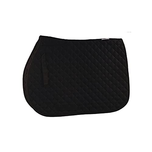 Umbria Equitazione Sottosella in Cotone Full, Nero