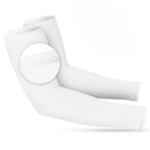 Image of SportsTrail Cooling Arm Sleeves for Men & Women - Breathable, UV Sun Protection, Sports Arm Sleeves for Women, Men & Youth