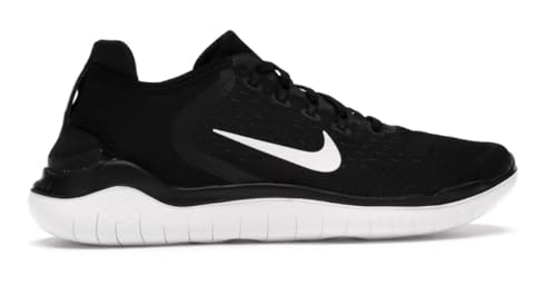 Nike Free Run 2018 Men's Road Running Shoes (Black/White, US Footwear Size System, Adult, Men, Numeric, Medium, 12)