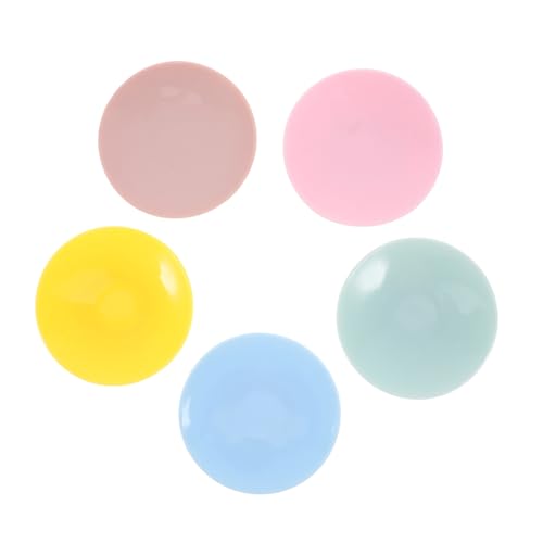 VALICLUD 5個 シリコン吸盤ボウルマット 休み 食器用吸盤パッド 滑り止め器