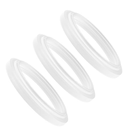 Veemoon Juntas de Silicona de Color Claro para Máquina de Café Espresso Ec685/ec680/ec850, 3 Piezas, Sellos Resistentes al Calor y Repuestos para Anillo de Vapor, Accesorios para