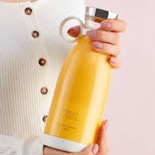 Image of Portable Electric Juicer Blender Bottle 350ml USB Rechargeable Mini Fruit Blender Smoothie Maker with Stainless Steel Blades for Travel, Gym & Kitchen | ALI SHIPPING