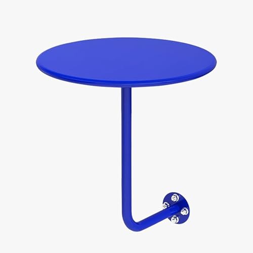 Mesa de bar montada en la pared en L para optimizar el espacio en cafeterías 2