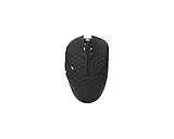 GWolves HTR Lightweight Wireless Fingertip Grip Gaming Mouse,~28Gram,8K-Report,Low Latency,PAW3395 26,000CPI,Nrf52840 CPU,6 Programmable Btns,On-Board Memory,PC/Mac and Laptop (Honeycomb, Black)