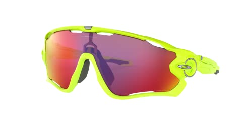 Oakley Men's OO9290 Jawbreaker Rectangular Sunglasses, Retina Burn/Prizm Road, 31 mm
