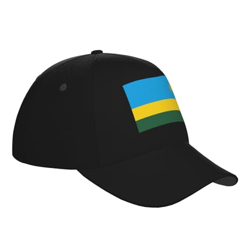 Rwanda Flag Baseball Hats for Men and Women - Classic Adjustable Hats3