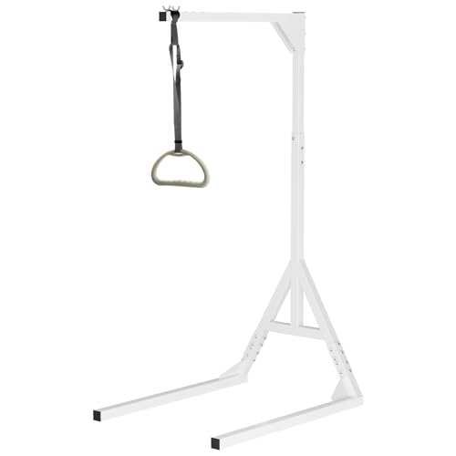 SGOLAN Trapeze Bar for Bed Mobility Bed Trapeze with 350 lbs Weight Capacity Height-Adjustable Pull-Up Assist Free-Standing Trapeze Bars for Elderly Disabled