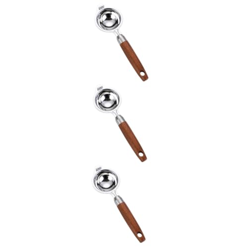 SOLUSTRE 3 pcs Egg Separator Elegant Yolk Filter and Egg White Separator Tool for Kitchen Use Space Saving Design Easy to Clean