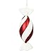 Vickerman 511077-12 Red-White Swirl Drop Candy Christmas Tree Ornament (2 Pack) (N179675)