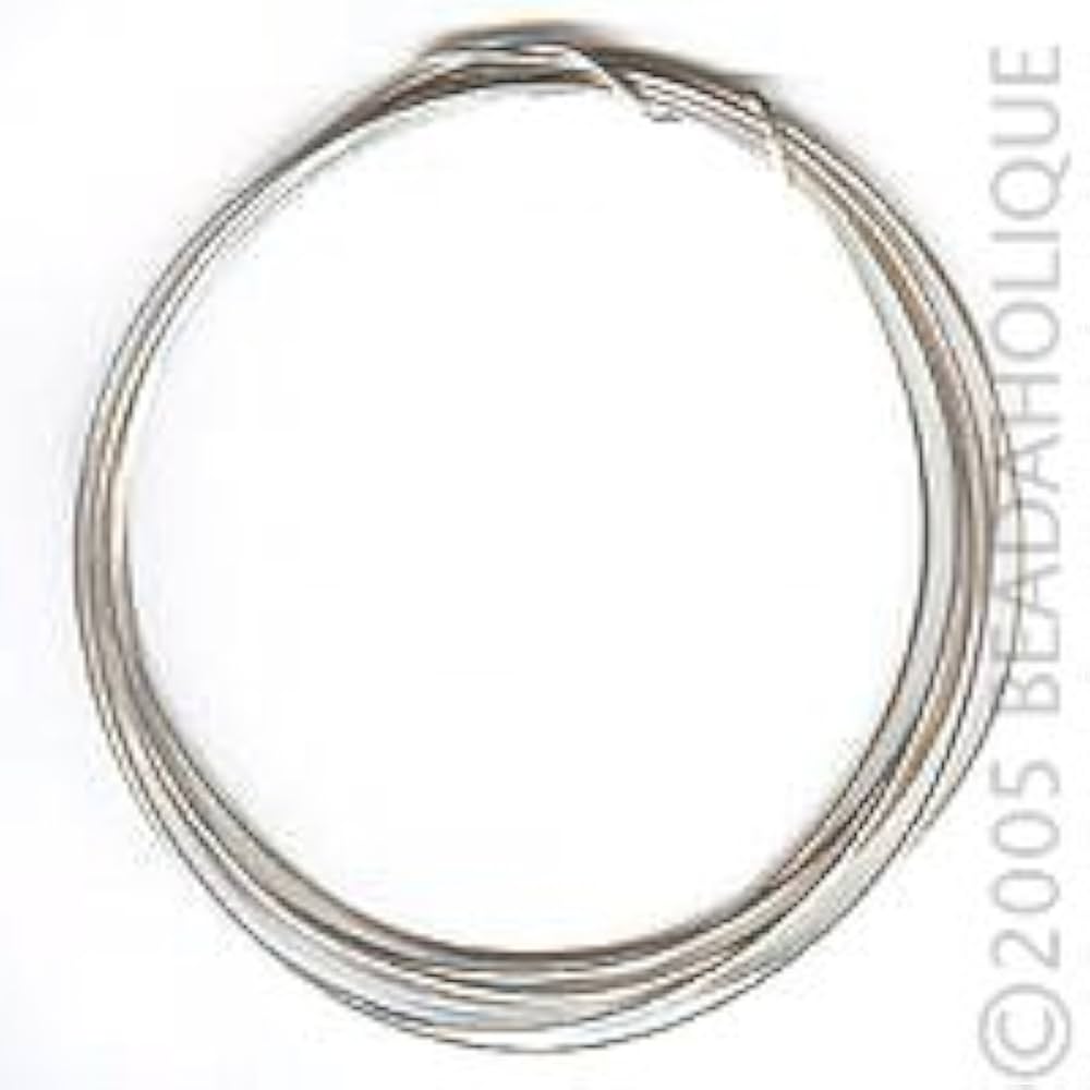 Amazon.com: Beadaholique Sterling Silver Wire 20 Gauge Round Dead Soft (5  Feet)