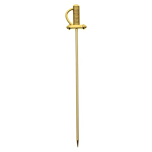 Barfly Cocktail Picks, Sword, Gold Plated, 4.5", Set of 12 by Barfly - Used condition - US$9.18