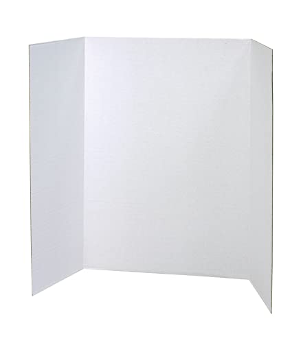 pacon presentation boards single wall white 4834 x 3634 4 count