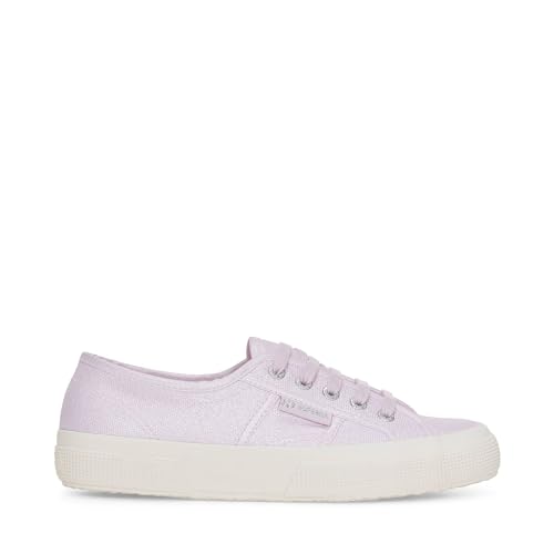 Superga Baskets en toile mate 2750 Pearl femme chaussure tennis grise basse en coton