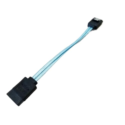 Cable SATA 3.0 10 cm Azul para Disco Duro ITX miniatura 2