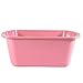 Wash Basins – Rectangular Plastic Hospital Bedside Soaking Tub [5 Pack] Small 7 Quart Graduated Bucket - Portable Washbasin for Washing, Cleaning, Foot Bath, Washing Dishes, Face Cleansing Bowl