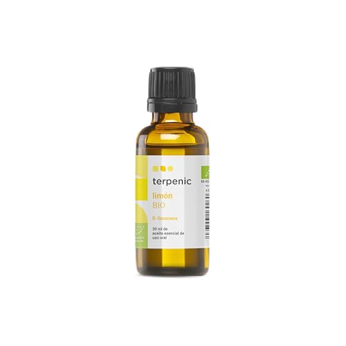 TERPENIC - Aceite Esencial de Limón (Citrus Limon) - BIO - 30 ml - Uso Oral – Vitalidad y limpieza natural