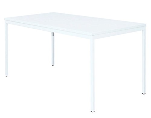 Preisvergleich Produktbild Schreibtisch Profi Besprechungstisch Büromöbel Verkaufstisch Computertisch 160x80cm 331107, Weiß