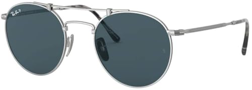 Image of Ray-Ban Unisex Rb8147m Titanium Round Sunglasses