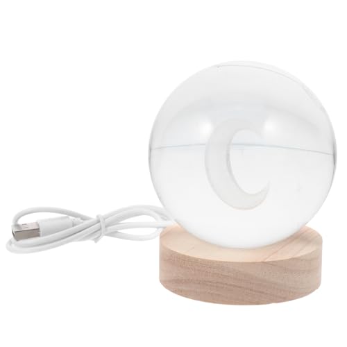 GETAJGHSD Luz De Galaxia Lunar Con Base LED Lámpara De 3d Para Decoración Del Hogar Para Niños Y Amigos Carga USB Cambio De Color Para Dormitorio Carga USB Que Cambia De Color