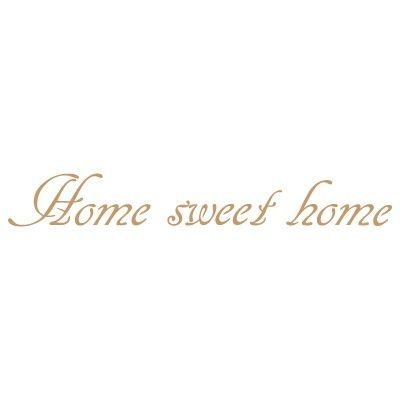 Stencil Deco Testo 022 Home Sweet Home. Misure